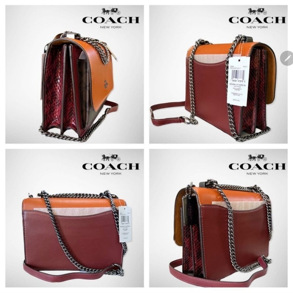 Coach Klare Convertible Crossbody in Sunset/Colorblock- NWT - Picture 9 of 11